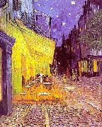 Vincent Van Gogh The Cafe Terrace on the Place du Forum, Arles, at Night USA oil painting artist